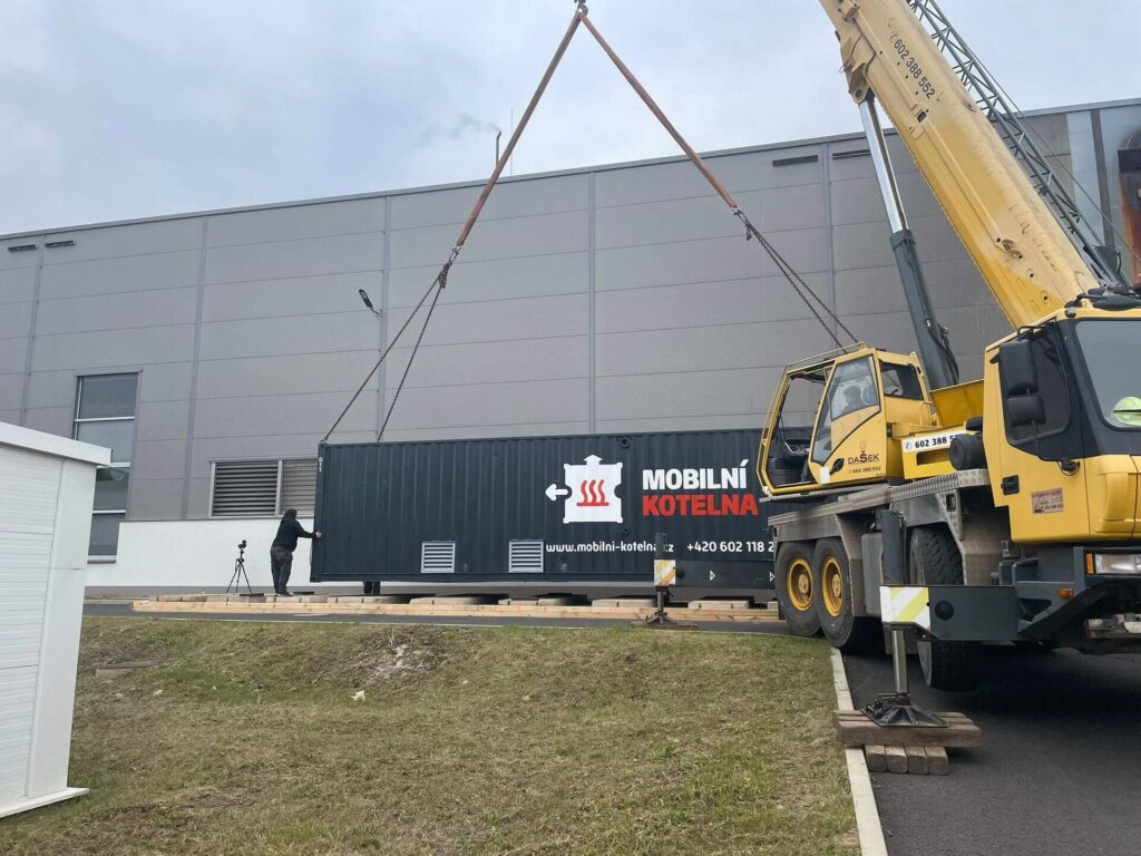 Zakázka parní plynové Mobilní kotelny pro korejskou Kiswire.